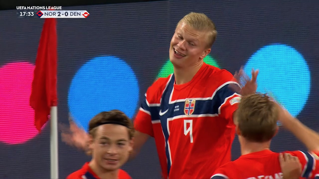 Oscar Bobb and Erling Haaland Score to Give Norway Lead Over Denmark