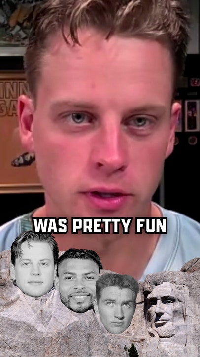 Who is on Joe Burrow's LSU Mt. Rushmore?