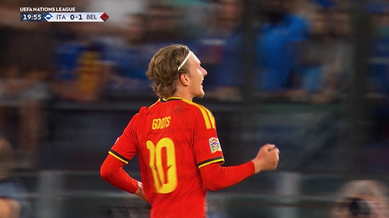 Mika Godts scores goal, giving Belgium lead over Italy