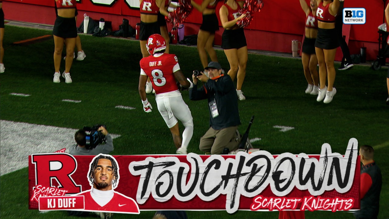 Dylan Lonergan finds KJ Duff for 77-yard TD, extending Rutgers' lead over Howard