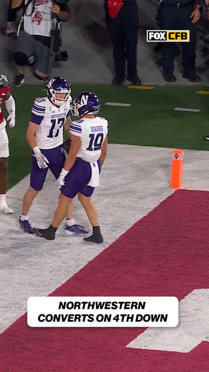 Northwestern with a HUGE 4th down conversion 👀