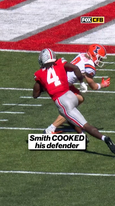 Jeremiah Smith had the defender LOST 🤯