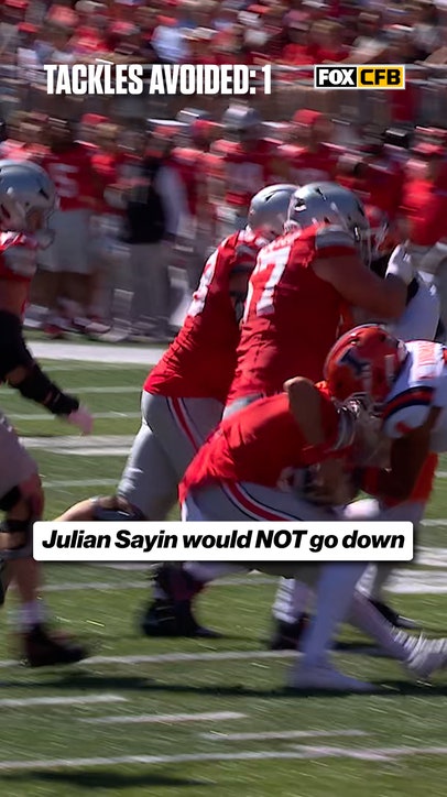Julian Sayin showing off his escape skills