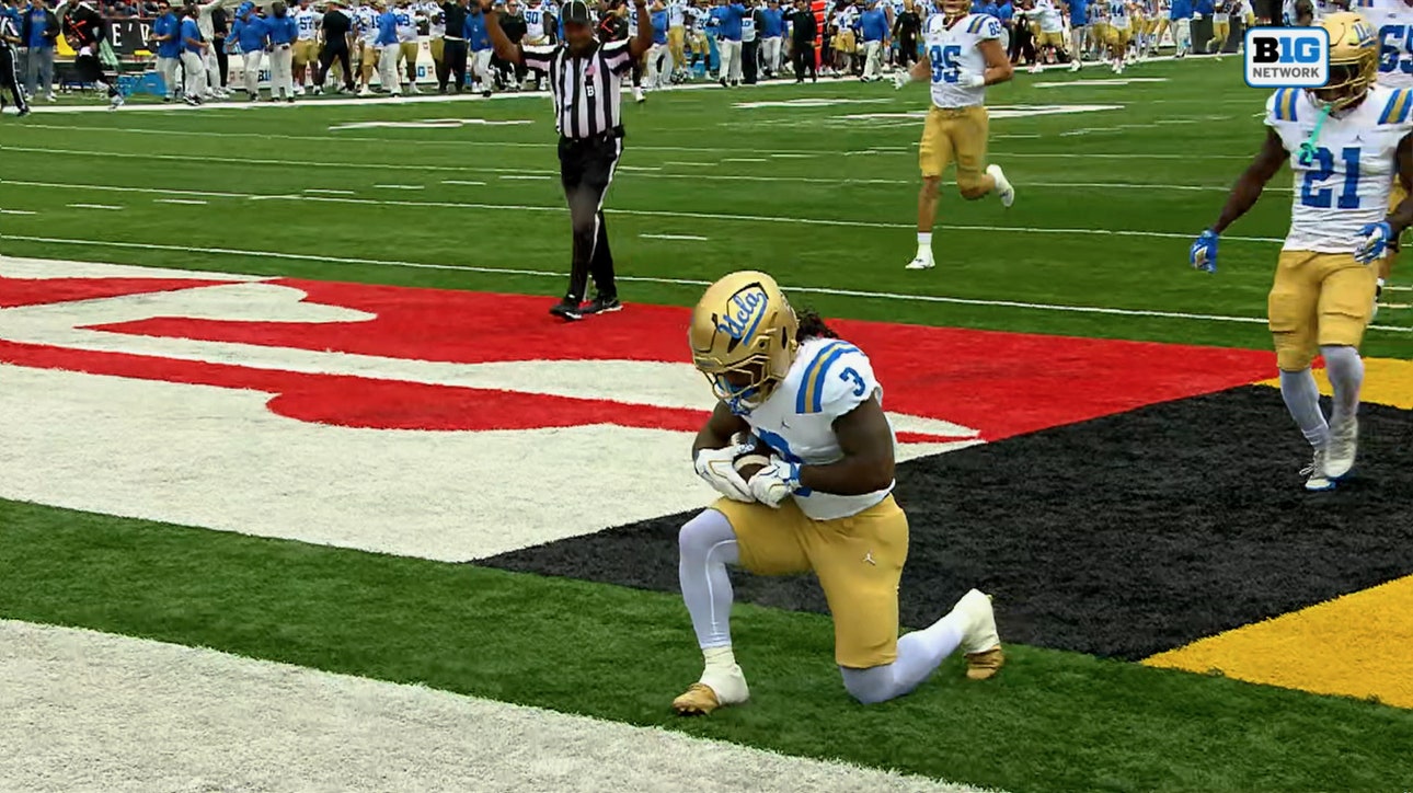 Wayne Knight rushes for 45-yard TD to give UCLA a 7-0 lead over Maryland
