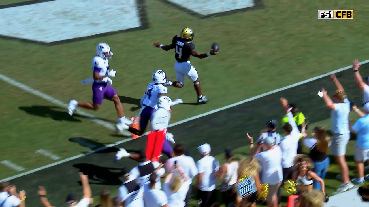 Taevion Swint runs for 13-yard TD, giving UCF lead over TCU
