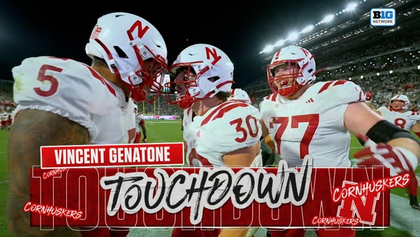 Vincent Genatone runs for One-yard TD further extending Nebraska's lead over Michigan State