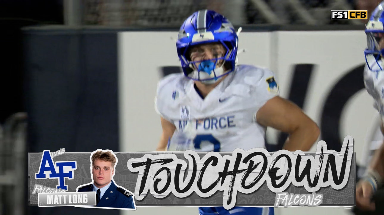 Air Force's Liam Szarka connects with Matt Long for seven-yard TD, giving lead over Nevada