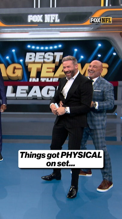 Things got physical on set...