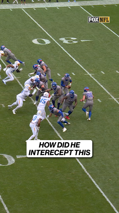 How did he even intercept this!
