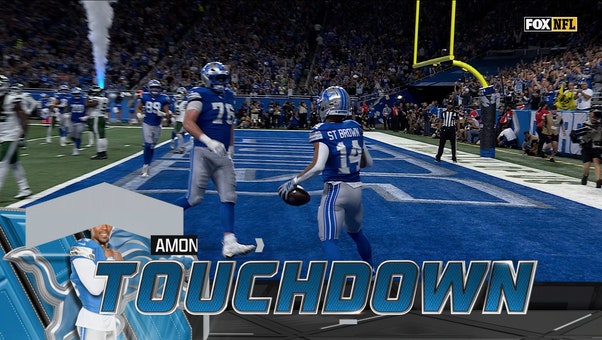Jared Goff finds Amon-Ra St. Brown for a four-yard TD to give Lions a lead over Jets | NFL Highlights