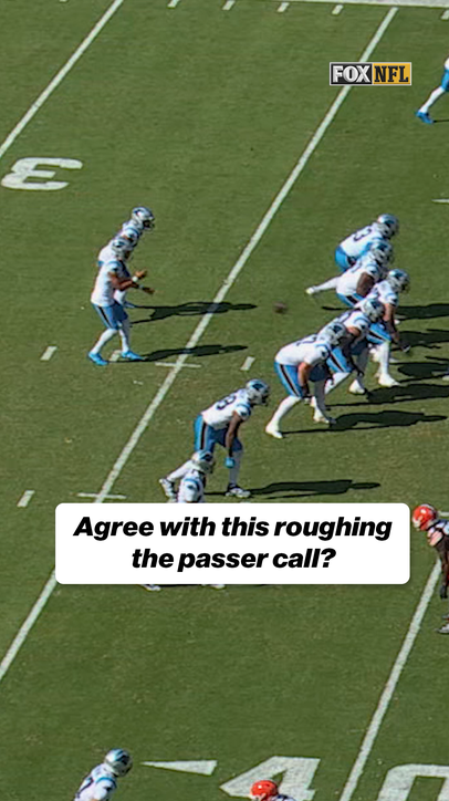 Do you agree with this roughing the passer call?