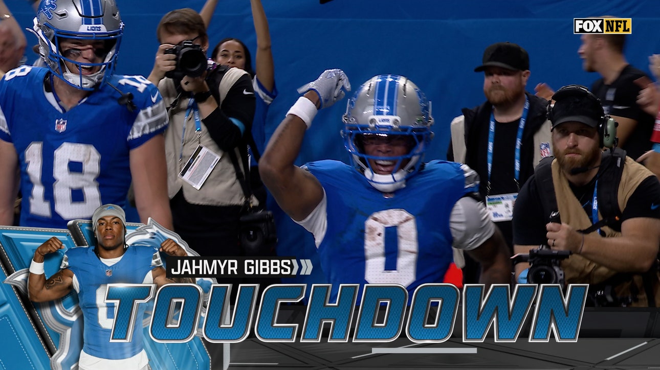 Jahmyr Gibbs scores amazing 17-yard TD to extend Lions' lead over Jets
