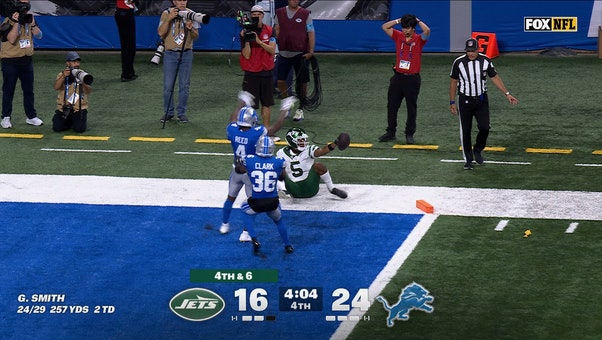 Garrett Wilson Makes UNREAL Catch, tying the game at 24-24 against the Lions | NFL Highlights