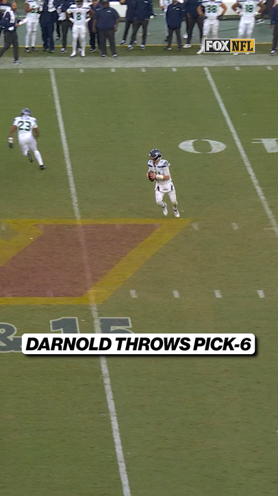 Kain Medrano picks off Sam Darnold for a PICK SIX!