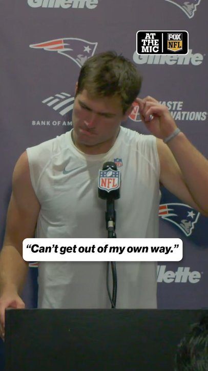 Drake Maye says the Patriots offense has been "unacceptable" for three weeks