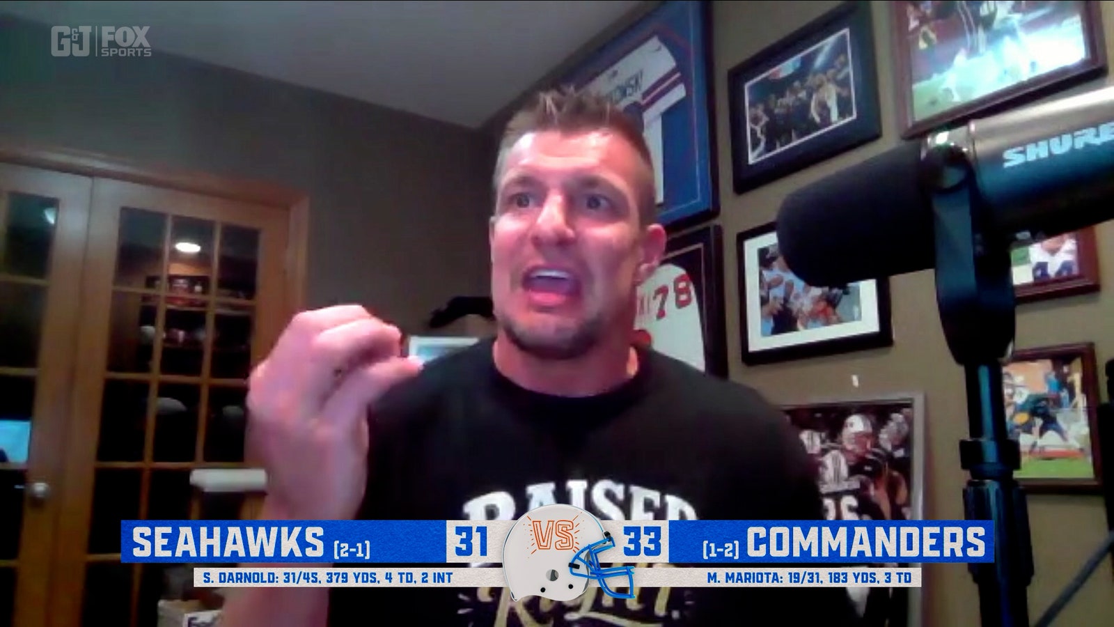 Gronk & Julian Edelman React to the Seahawks' Stunning Loss to the Commanders