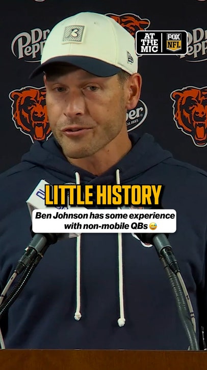 Ben Johnson jokes about calling plays for a less-mobile QB with Jared Goff 🍿