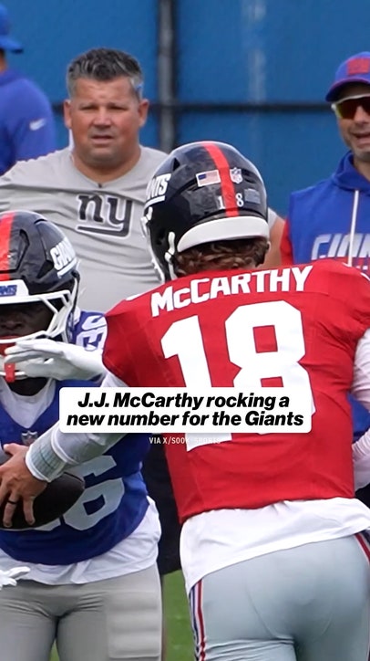 J.J. McCarthy rocking a new number