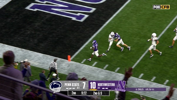 Joseph Himon II breaks loose for 38-yard rushing TD to extend Northwestern's lead over Penn State
