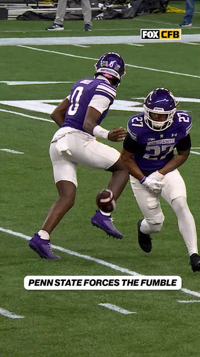 Northwestern with a crucial fumble 👀