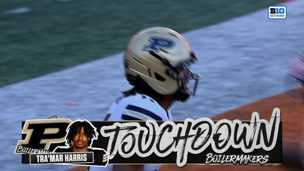 Ryan Browne finds Tra'mar Harris for seven-yard TD, giving Purdue lead over Illinois