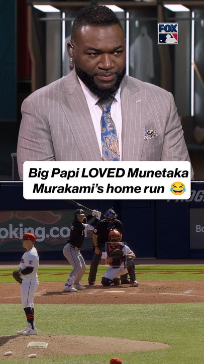 Big Papi is already in postseason form 😂