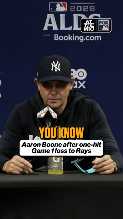 Aaron Boone spoke on Austin Wells getting thrown out at 3rd while down one