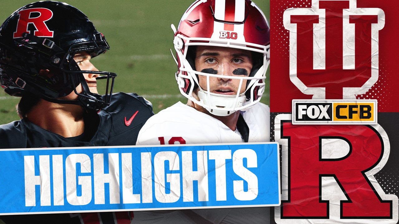 No. 6 Indiana Hoosiers vs Rutgers Scarlet Knights Highlights 🏈 FOX College Football