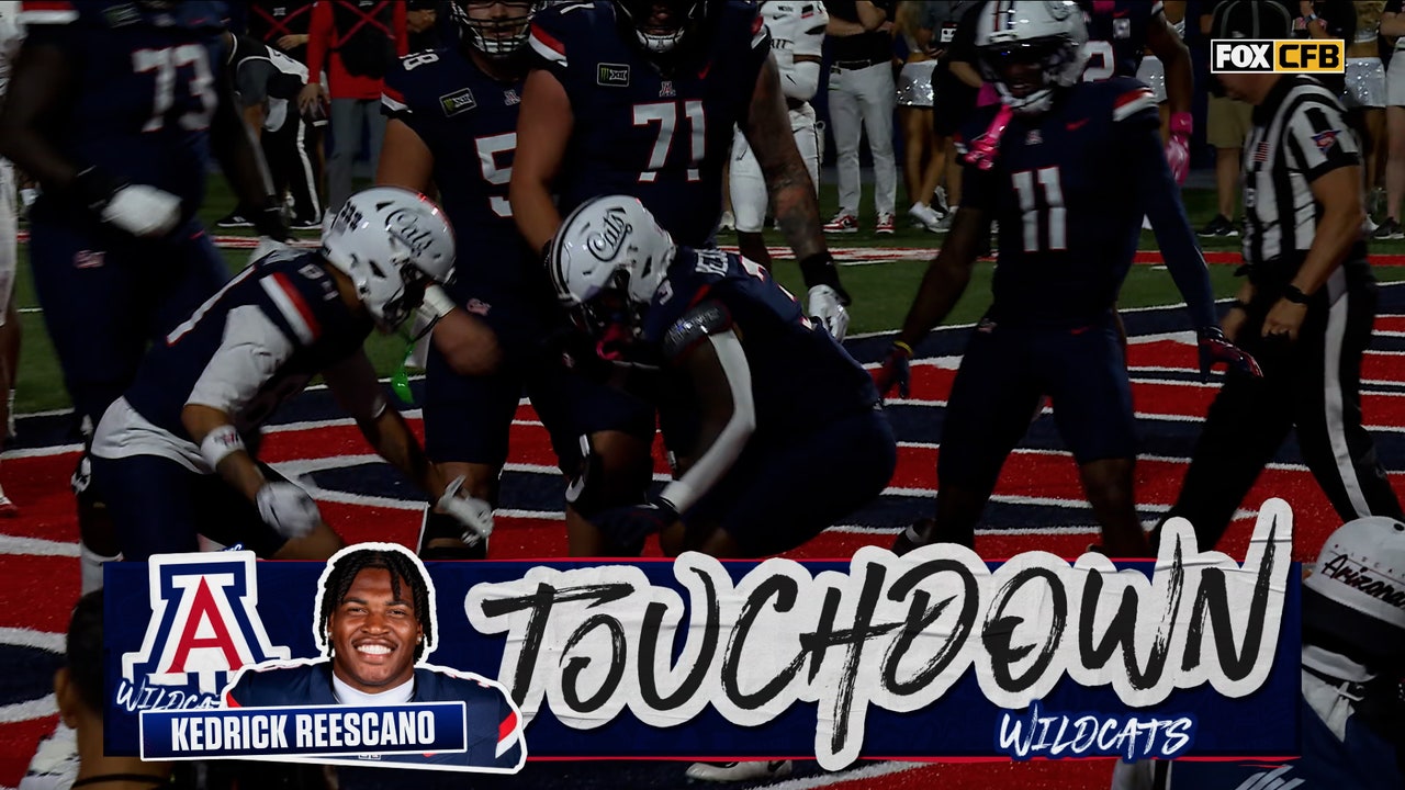 Kedrick Reescano runs for 10-yard TD, giving Arizona lead over Cincinnati