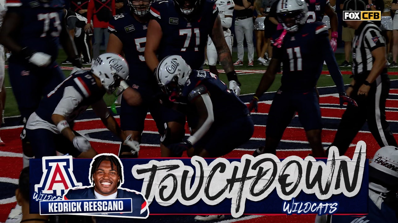 Kedrick Reescano runs for 10-yard TD, giving Arizona lead over Cincinnati