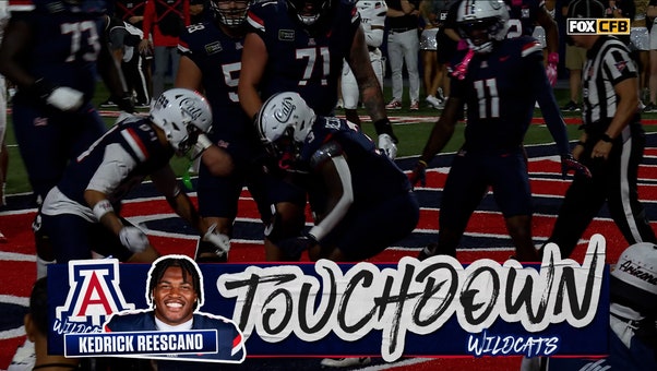 Kedrick Reescano runs for 10-yard TD, giving Arizona lead over Cincinnati