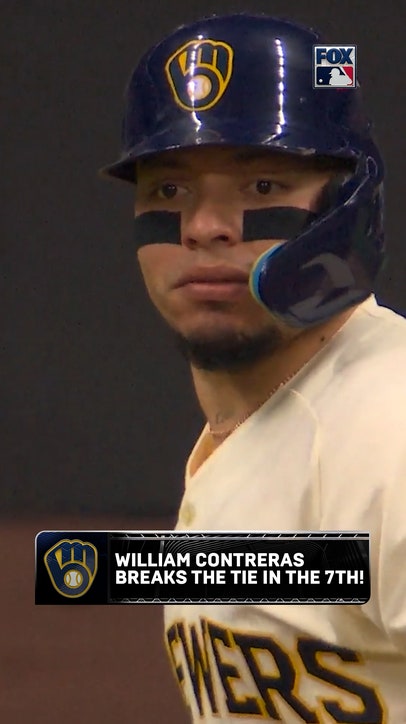 Just a TANK shot from Contreras to get Milwaukee on their feet! 😤