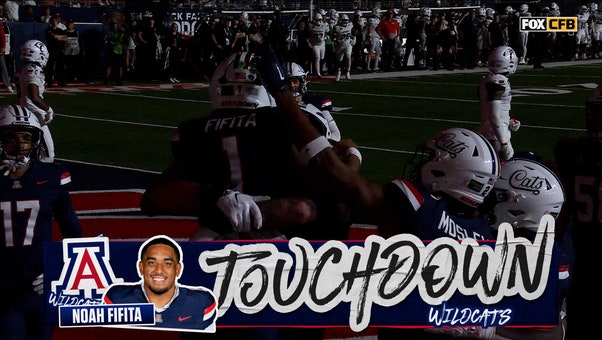 Noah Fifita runs for eight-yard TD, extending Arizona's lead over Cincinnati