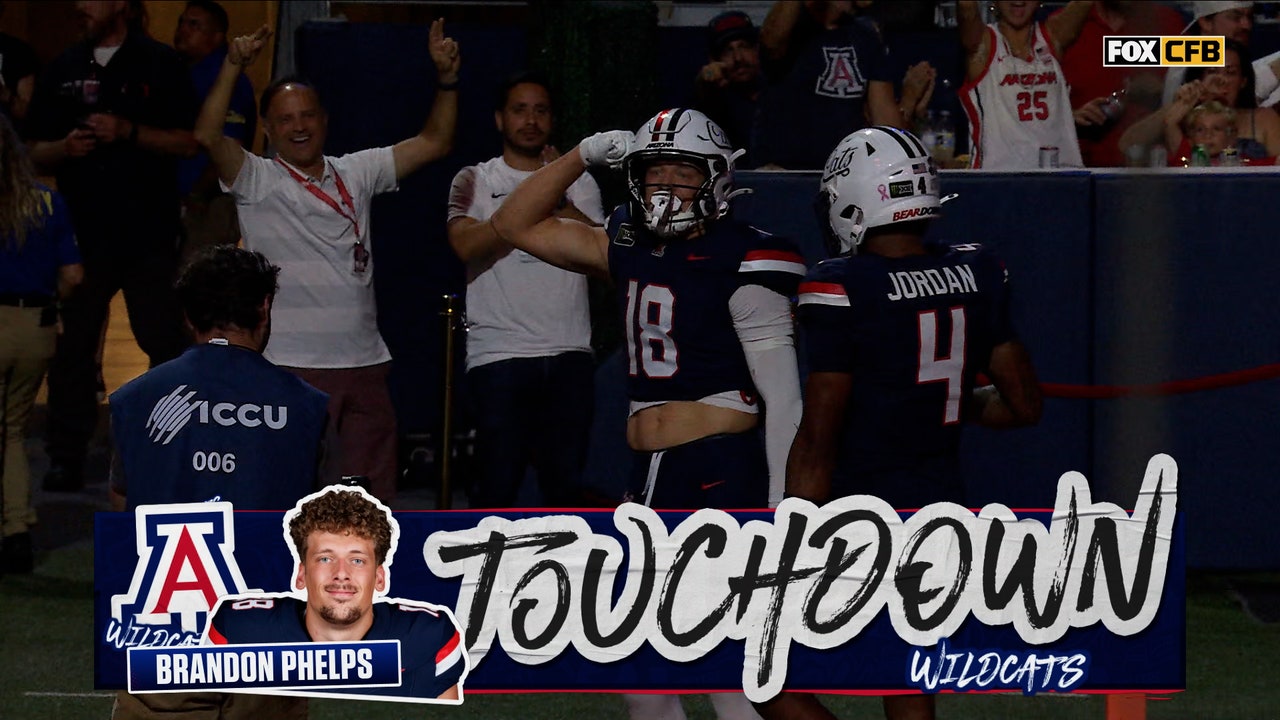 Noah Fifita finds Brandon Phelps for 24-yard TD, extending Arizona's lead over Cincinnati