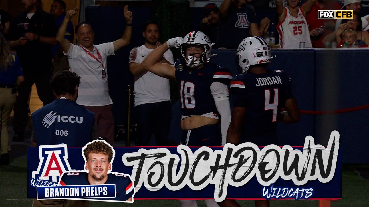 Noah Fifita finds Brandon Phelps for 24-yard TD, extending Arizona's lead over Cincinnati