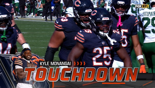 Kyle Monangai rushes for 5-yard TD, extending Bears' lead over the Jets | NFL Highlights
