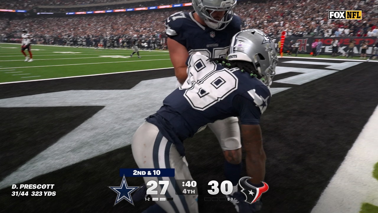 Dak Prescott finds CeeDee Lamb for late 12-yard TD to seal Cowboys’ win over Texans | NFL Highlights