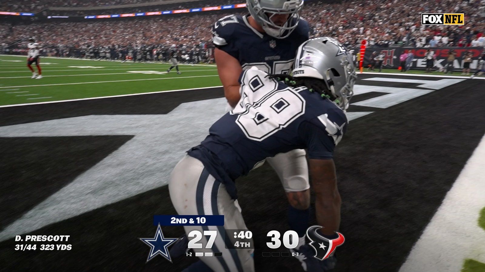 Dak Prescott finds CeeDee Lamb for late 12-yard TD to seal Cowboys’ win over Texans | NFL Highlights