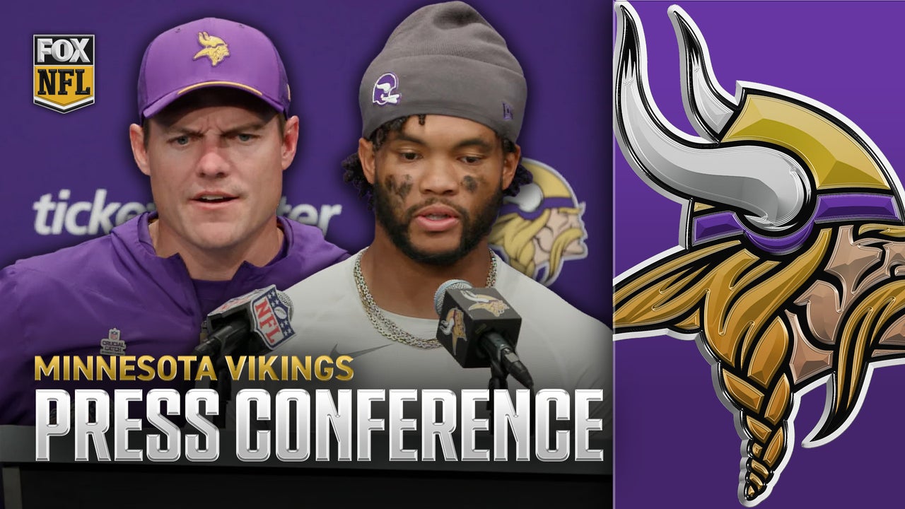  Vikings' HC Kevin O'Connell & QB Kyler Murray speak after 15-10 win over Dolphins