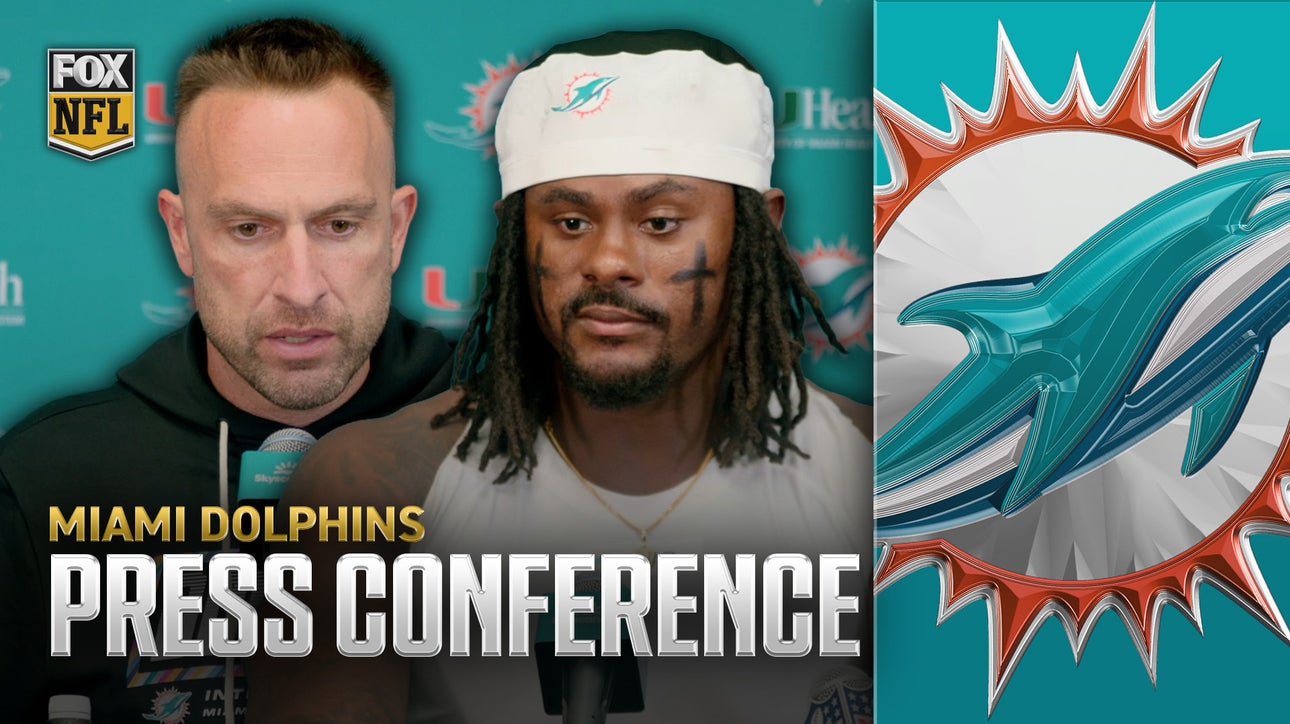 Dolphins' HC Jeff Hafley, QB Malik Willis & more on 15-10 loss to Vikings