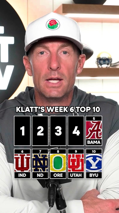 Thoughts on Joel Klatt's latest Top 10 after Week 5? 🤔