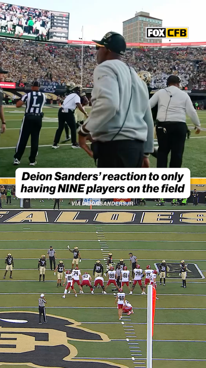 Deion Sanders called a timeout when Colorado had just 8 players on the field, only to return with 9