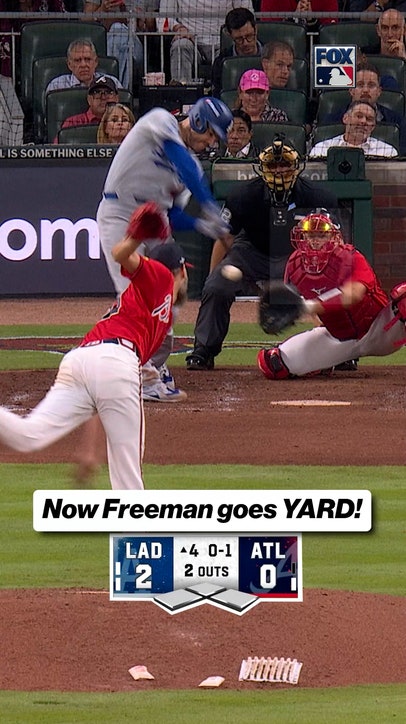 FREDDIE POSTSEASON HOMER IN ATLANTA 🔥