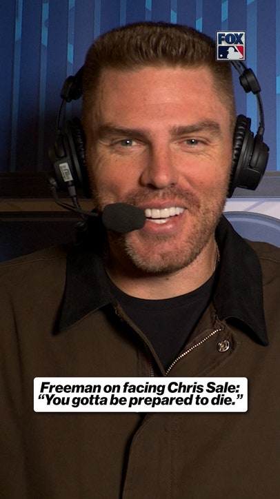 Freddie Freeman kept it real on going up against Chris Sale 😂