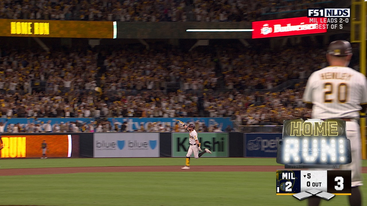 Jake Cronenworth crushes solo home run, giving Padres lead over Brewers