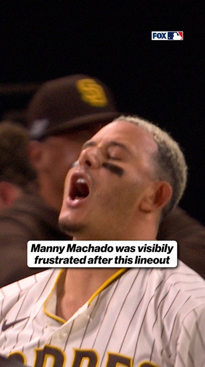 Manny Machado was not happy with himself 😳