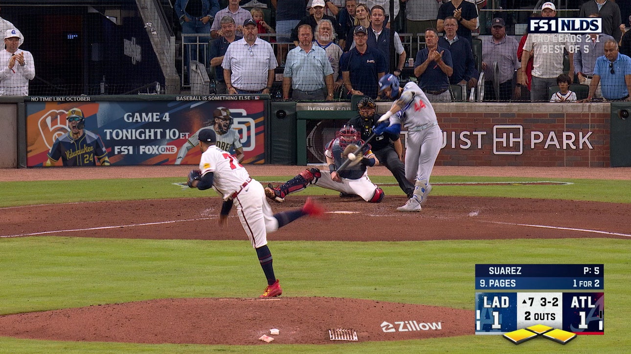 Andy Pages hits CLUTCH 2-RBI single to give Dodgers lead over Braves