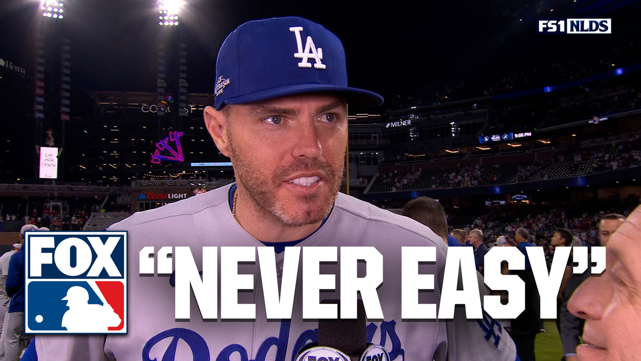 Freddie Freeman Reacts to Dodgers ELIMINATING Braves and Advancing to NLCS