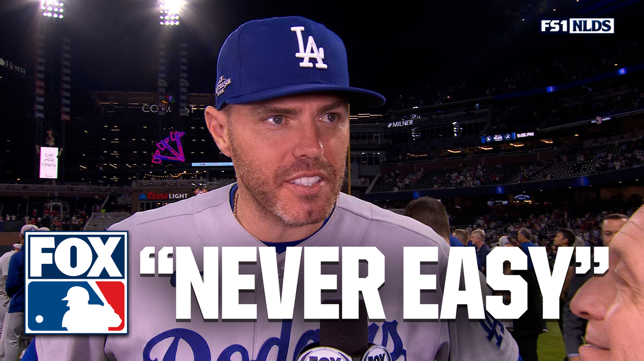 Freddie Freeman Reacts to Dodgers ELIMINATING Braves and Advancing to NLCS