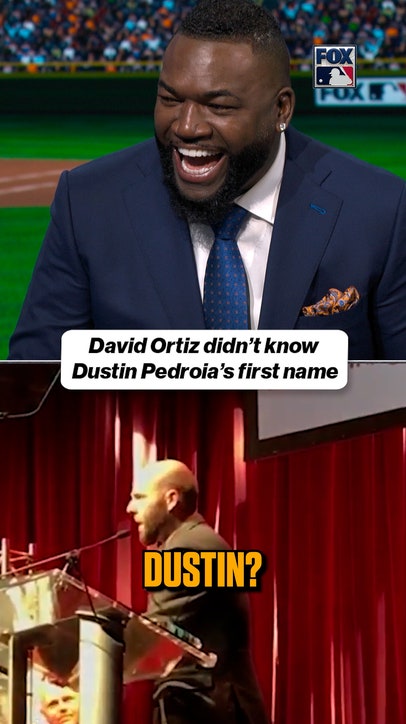 Big Papi didn't know Dustin Pedroia's first name, even after playing 1600 games with him